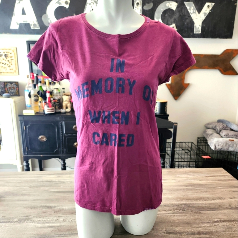 In Memory Of When I Cared Anonymous Tee - image 1